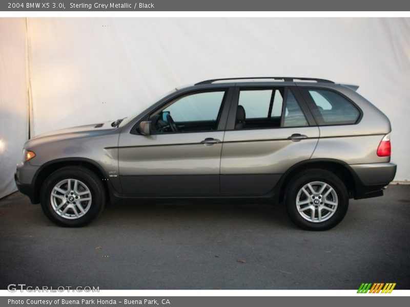 Sterling Grey Metallic / Black 2004 BMW X5 3.0i