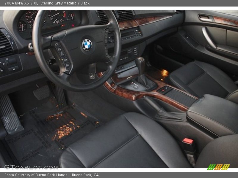 Black Interior - 2004 X5 3.0i 