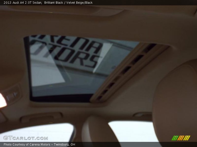 Brilliant Black / Velvet Beige/Black 2013 Audi A4 2.0T Sedan