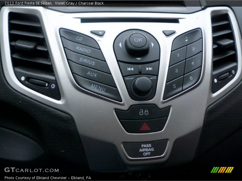 Controls of 2013 Fiesta SE Sedan