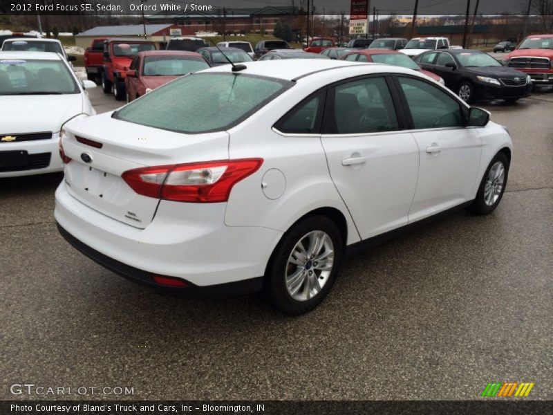 Oxford White / Stone 2012 Ford Focus SEL Sedan