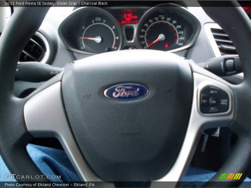 Violet Gray / Charcoal Black 2013 Ford Fiesta SE Sedan
