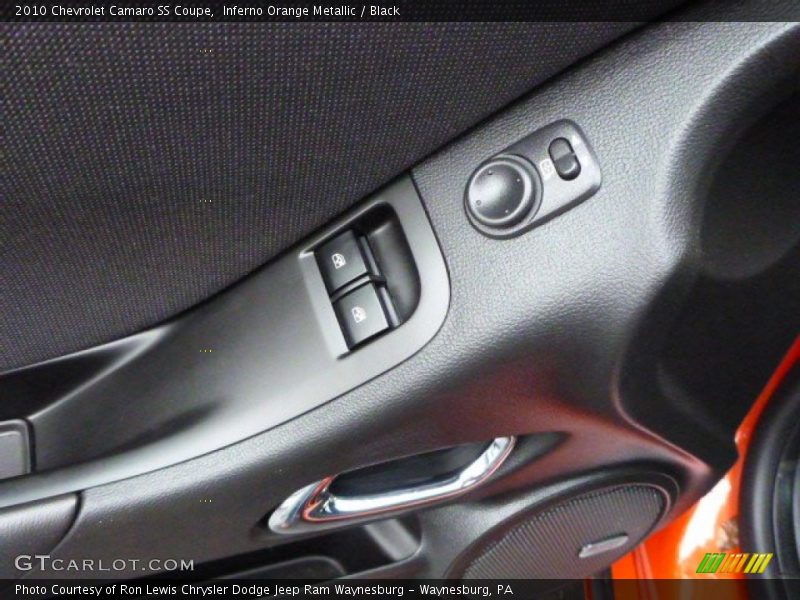 Inferno Orange Metallic / Black 2010 Chevrolet Camaro SS Coupe