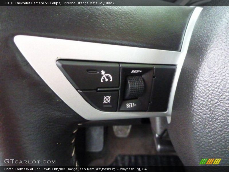 Inferno Orange Metallic / Black 2010 Chevrolet Camaro SS Coupe