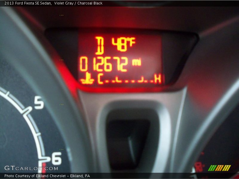 Violet Gray / Charcoal Black 2013 Ford Fiesta SE Sedan