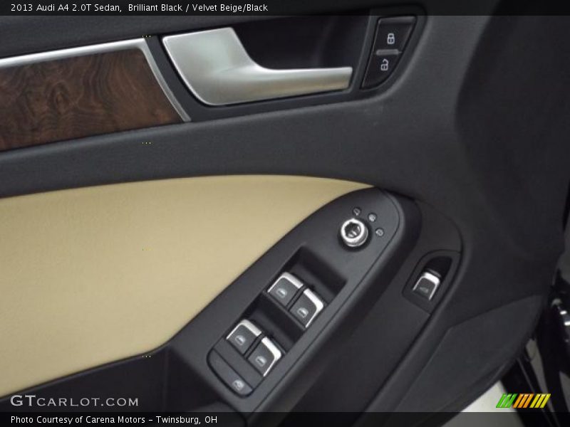 Brilliant Black / Velvet Beige/Black 2013 Audi A4 2.0T Sedan