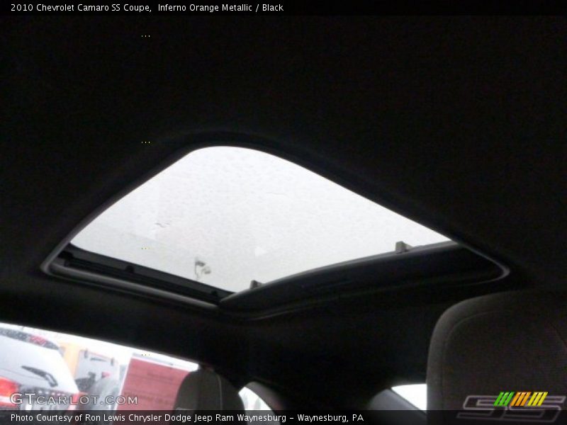 Inferno Orange Metallic / Black 2010 Chevrolet Camaro SS Coupe