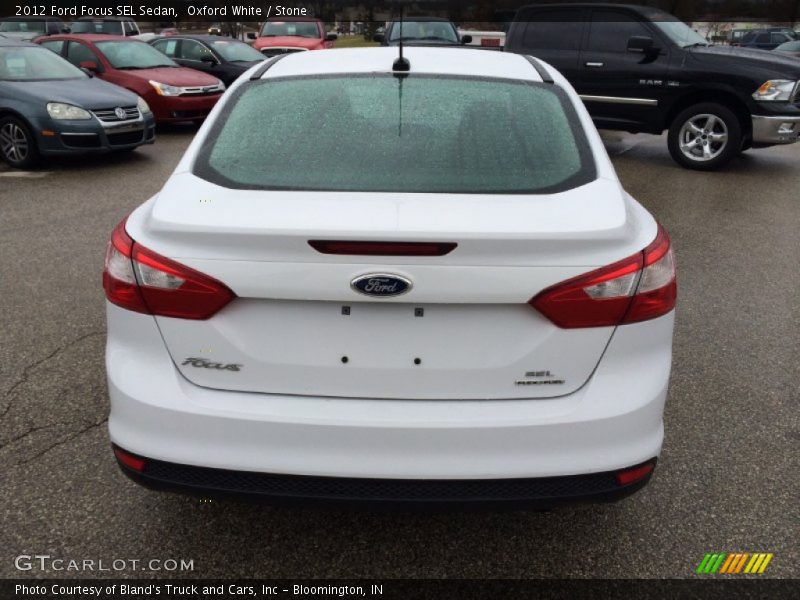 Oxford White / Stone 2012 Ford Focus SEL Sedan