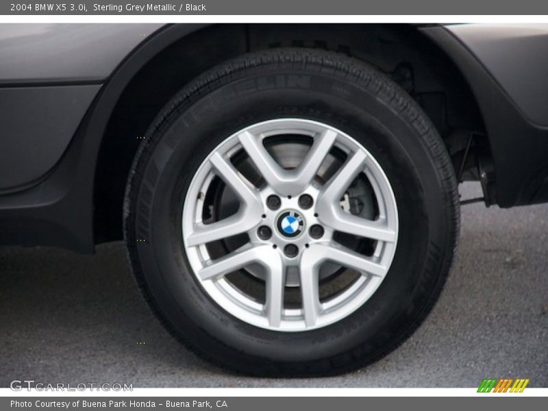 Sterling Grey Metallic / Black 2004 BMW X5 3.0i