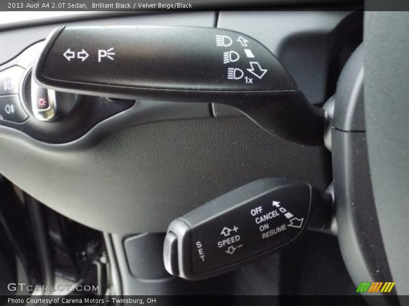 Brilliant Black / Velvet Beige/Black 2013 Audi A4 2.0T Sedan
