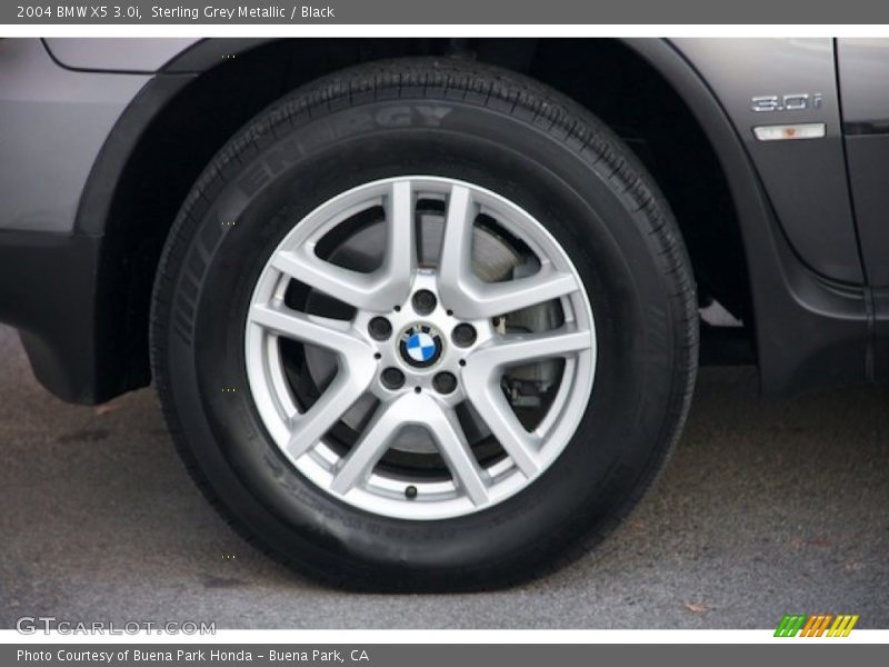 Sterling Grey Metallic / Black 2004 BMW X5 3.0i