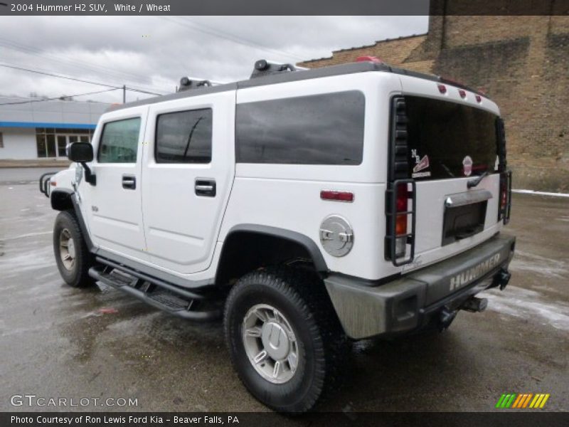 White / Wheat 2004 Hummer H2 SUV