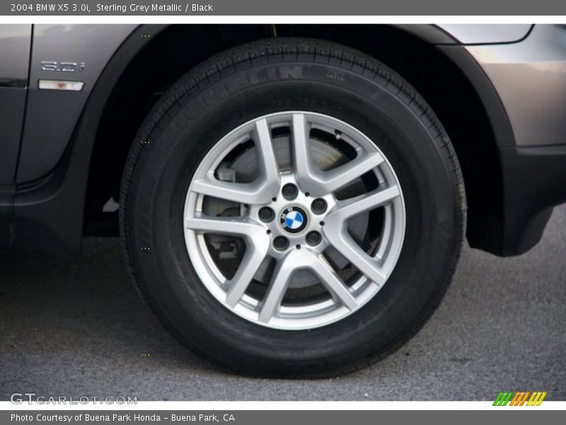 Sterling Grey Metallic / Black 2004 BMW X5 3.0i