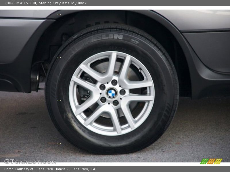 Sterling Grey Metallic / Black 2004 BMW X5 3.0i