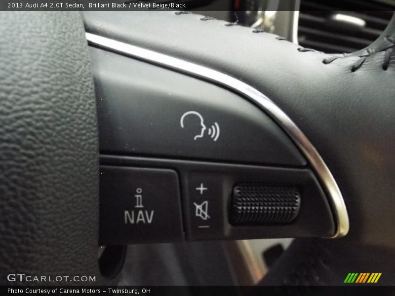 Brilliant Black / Velvet Beige/Black 2013 Audi A4 2.0T Sedan