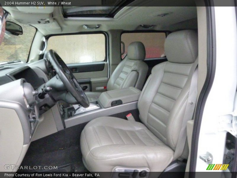 White / Wheat 2004 Hummer H2 SUV