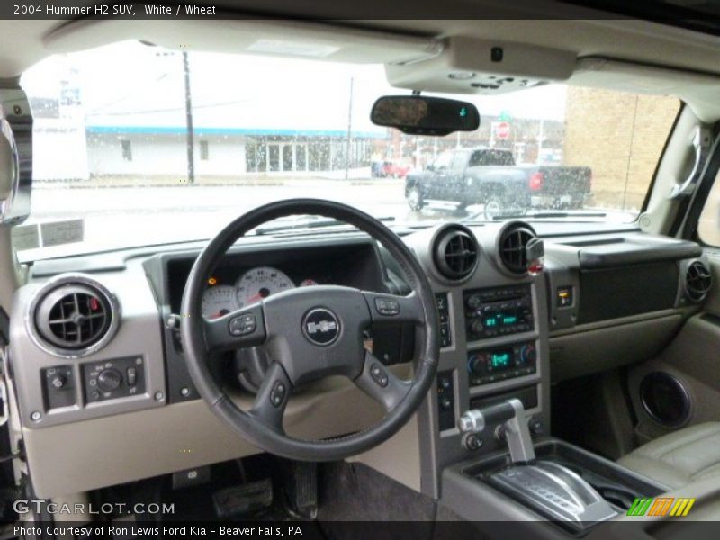 White / Wheat 2004 Hummer H2 SUV