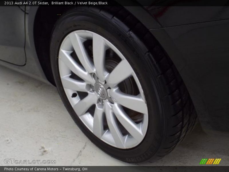 Brilliant Black / Velvet Beige/Black 2013 Audi A4 2.0T Sedan