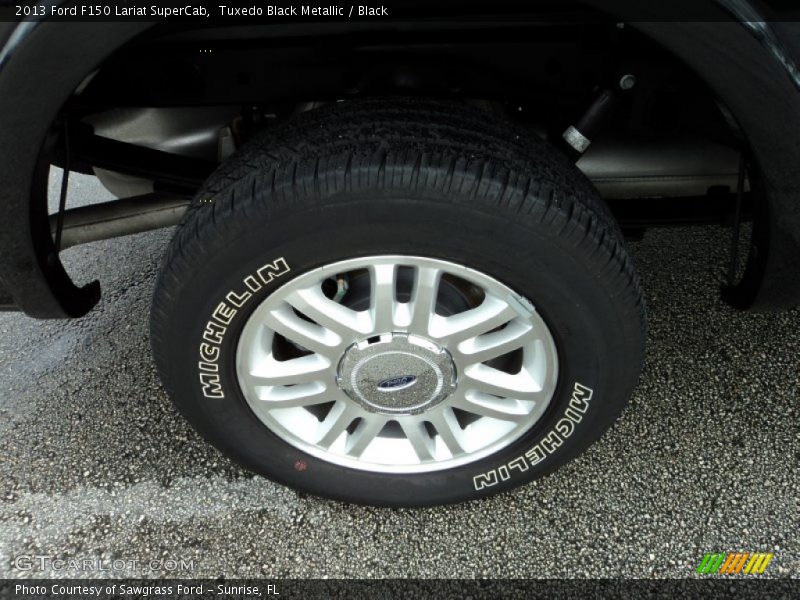 Tuxedo Black Metallic / Black 2013 Ford F150 Lariat SuperCab