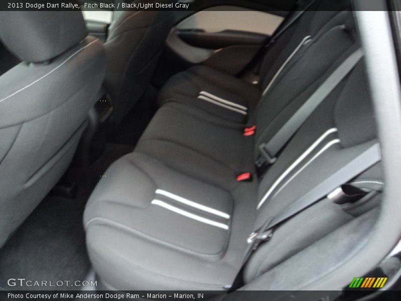 Pitch Black / Black/Light Diesel Gray 2013 Dodge Dart Rallye