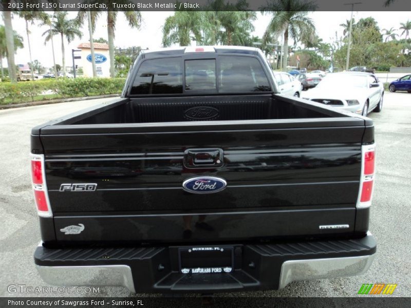 Tuxedo Black Metallic / Black 2013 Ford F150 Lariat SuperCab