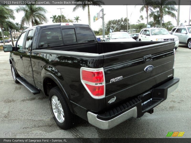 Tuxedo Black Metallic / Black 2013 Ford F150 Lariat SuperCab