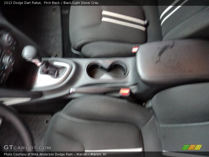 Pitch Black / Black/Light Diesel Gray 2013 Dodge Dart Rallye