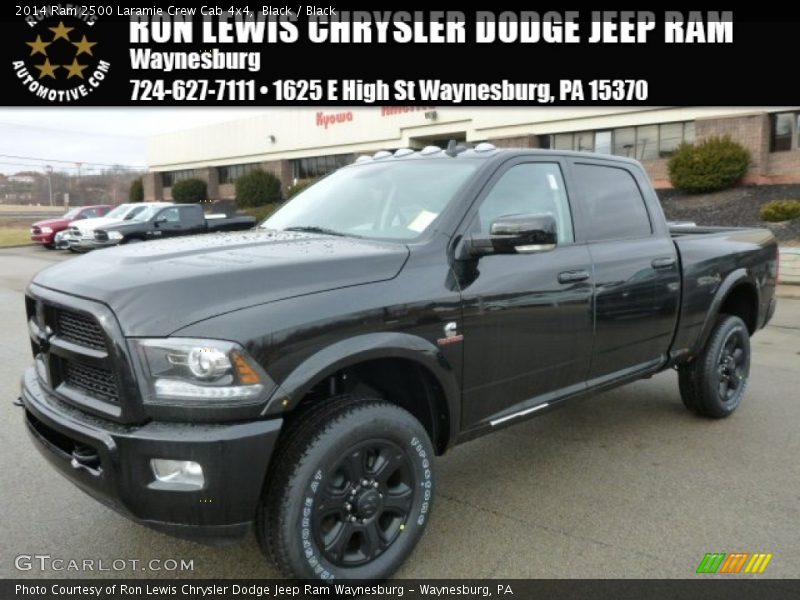 Black / Black 2014 Ram 2500 Laramie Crew Cab 4x4