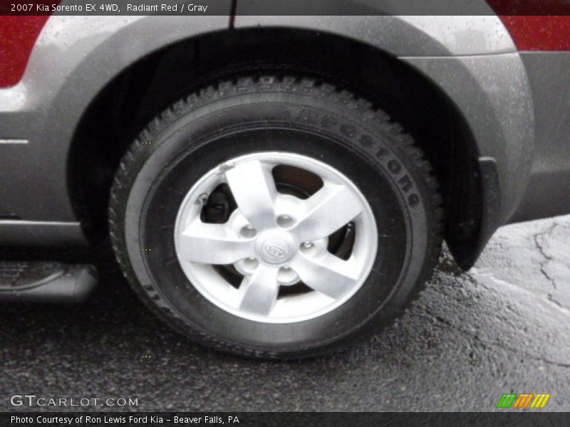 Radiant Red / Gray 2007 Kia Sorento EX 4WD