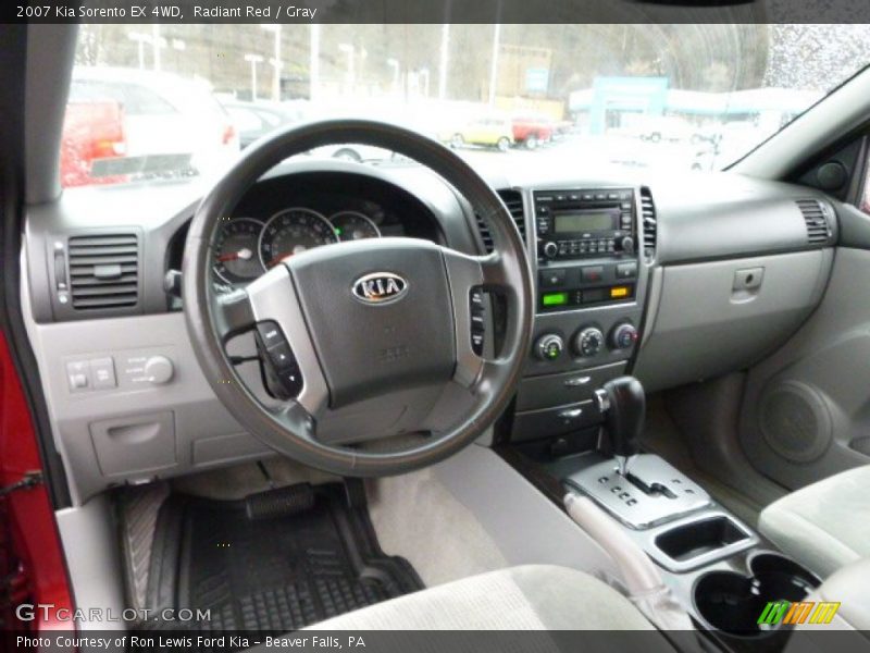 Gray Interior - 2007 Sorento EX 4WD 