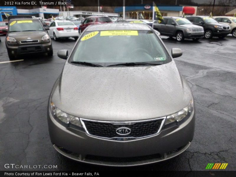 Titanium / Black 2012 Kia Forte EX
