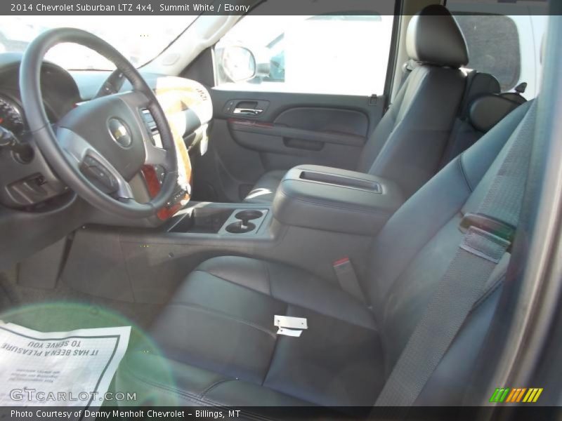Summit White / Ebony 2014 Chevrolet Suburban LTZ 4x4