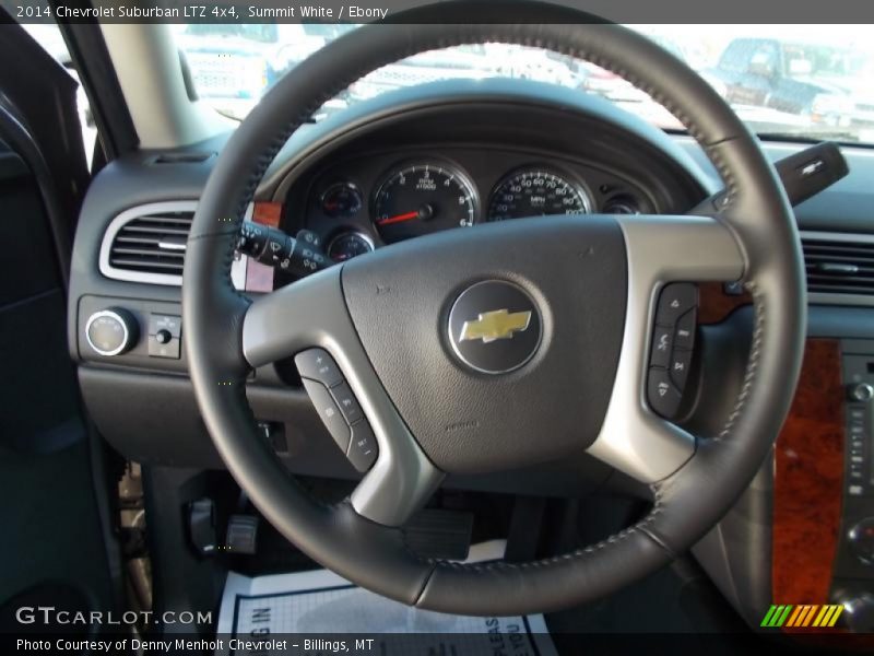 Summit White / Ebony 2014 Chevrolet Suburban LTZ 4x4