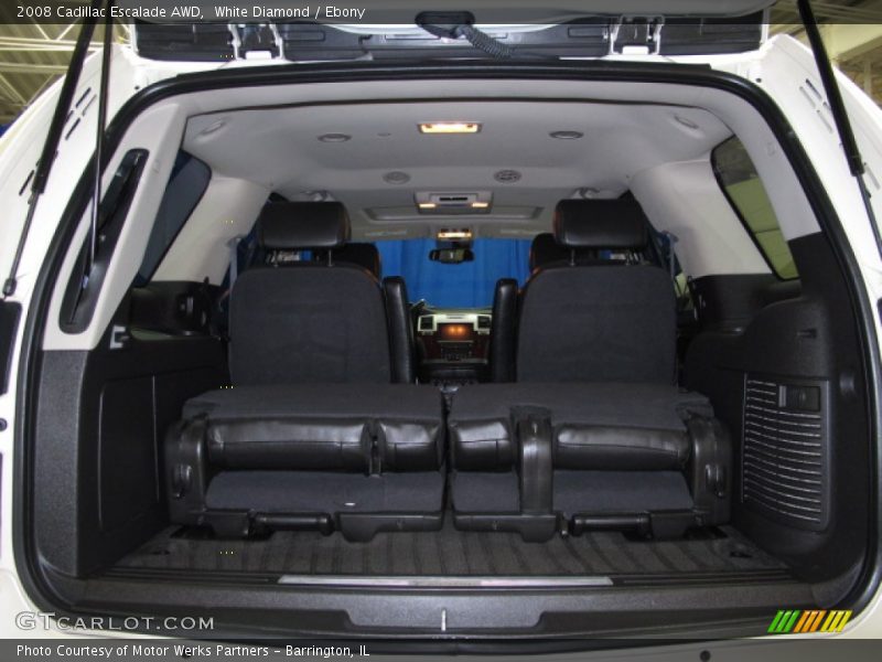 White Diamond / Ebony 2008 Cadillac Escalade AWD