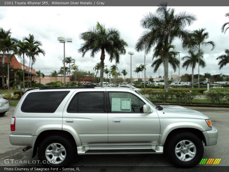 Millennium Silver Metallic / Gray 2001 Toyota 4Runner SR5