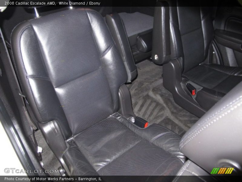 White Diamond / Ebony 2008 Cadillac Escalade AWD