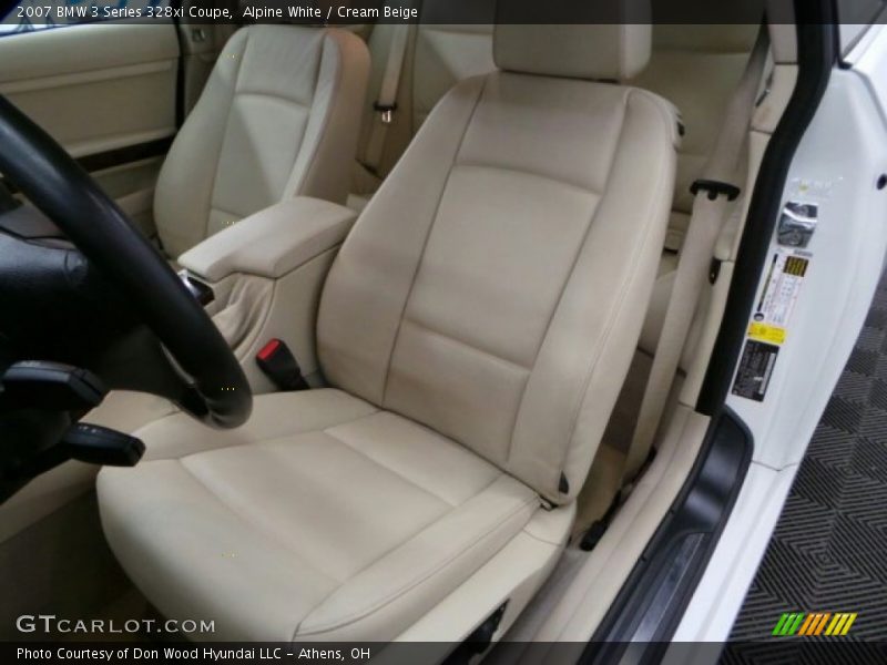 Alpine White / Cream Beige 2007 BMW 3 Series 328xi Coupe