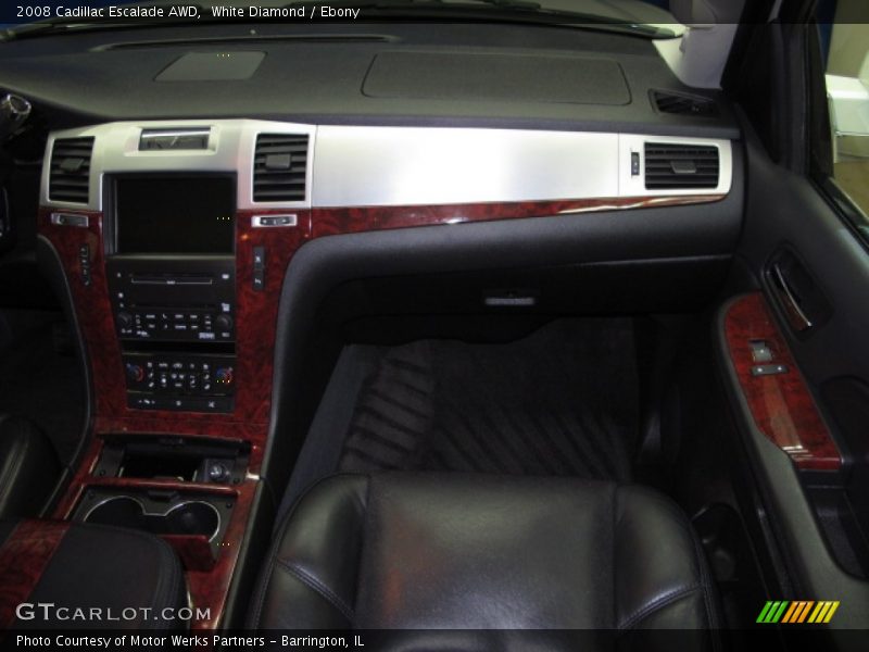 White Diamond / Ebony 2008 Cadillac Escalade AWD