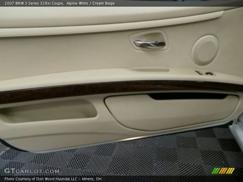 Alpine White / Cream Beige 2007 BMW 3 Series 328xi Coupe