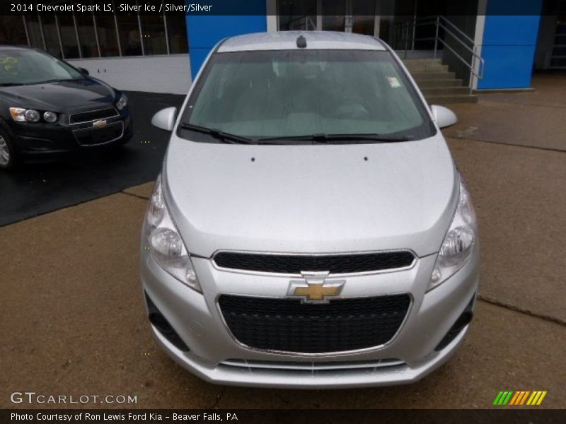 Silver Ice / Silver/Silver 2014 Chevrolet Spark LS