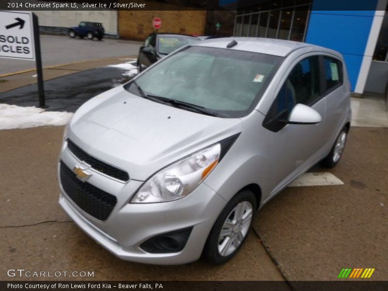 Silver Ice / Silver/Silver 2014 Chevrolet Spark LS