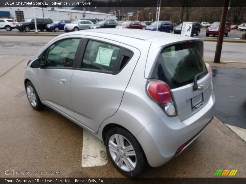 Silver Ice / Silver/Silver 2014 Chevrolet Spark LS