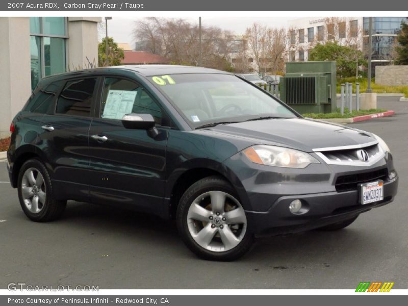 Carbon Gray Pearl / Taupe 2007 Acura RDX