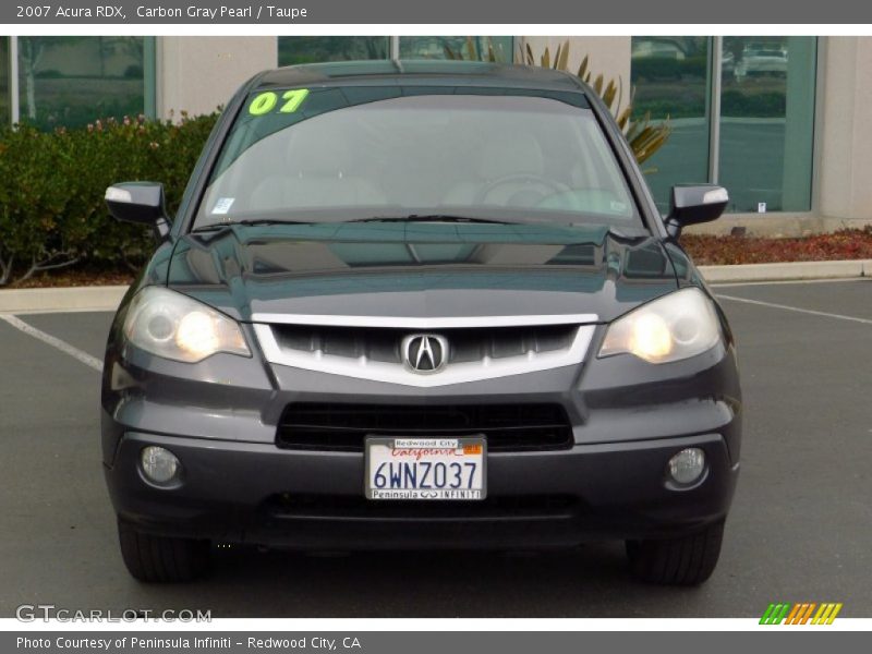Carbon Gray Pearl / Taupe 2007 Acura RDX
