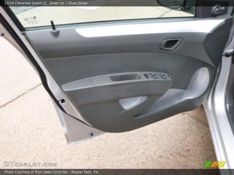 Silver Ice / Silver/Silver 2014 Chevrolet Spark LS