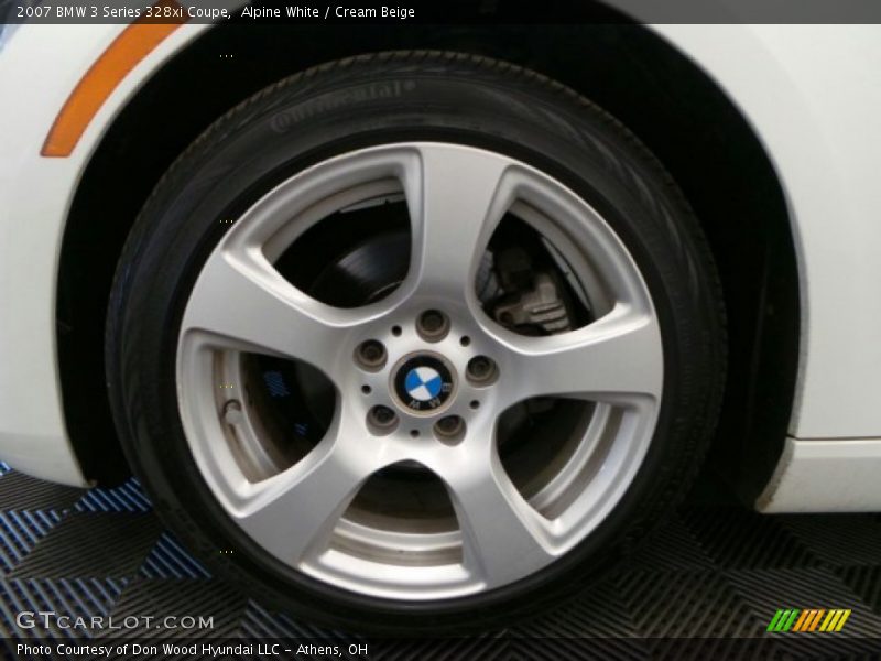 Alpine White / Cream Beige 2007 BMW 3 Series 328xi Coupe
