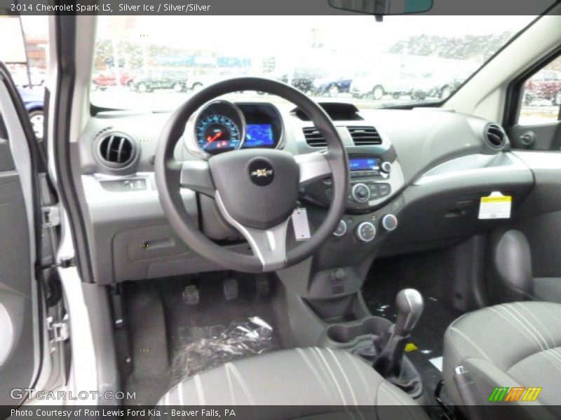 Silver Ice / Silver/Silver 2014 Chevrolet Spark LS