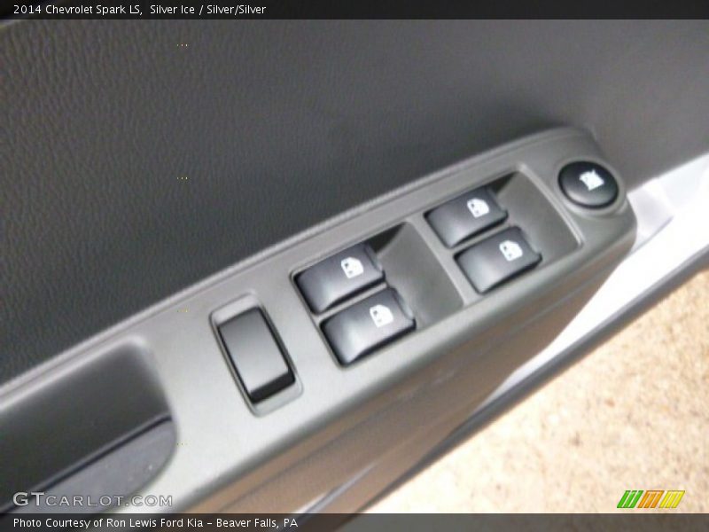 Silver Ice / Silver/Silver 2014 Chevrolet Spark LS
