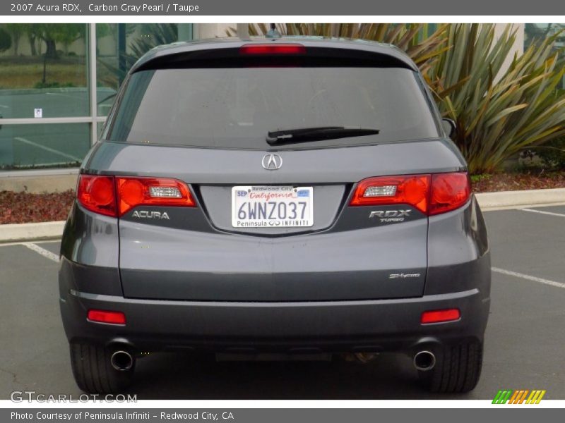 Carbon Gray Pearl / Taupe 2007 Acura RDX