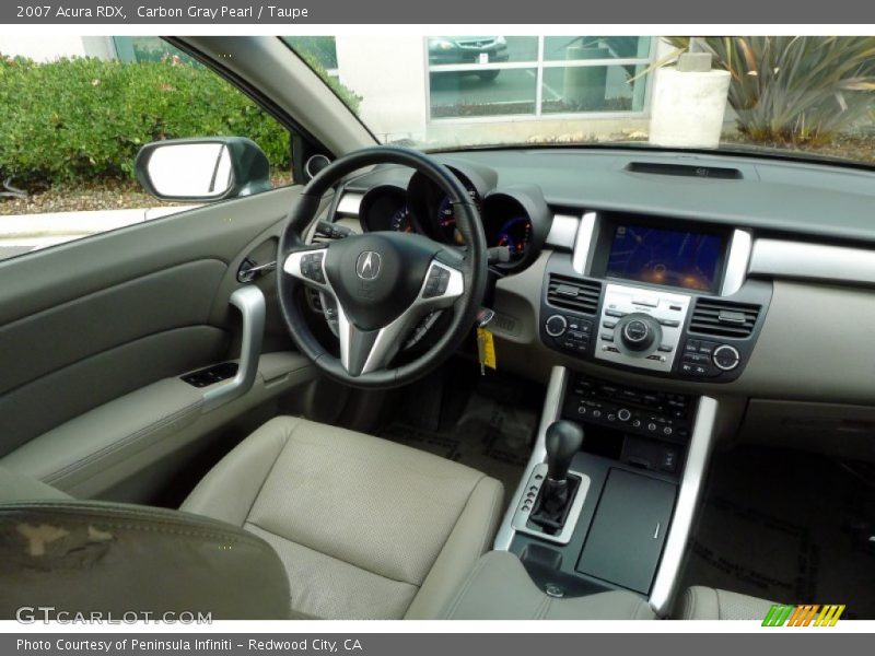 Carbon Gray Pearl / Taupe 2007 Acura RDX